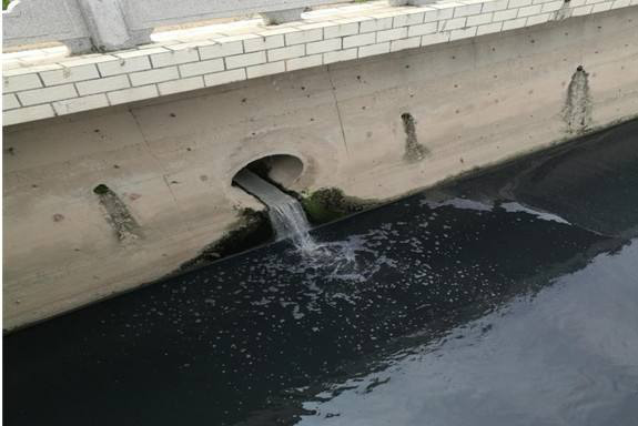 黑臭水體消泡劑應(yīng)用場景